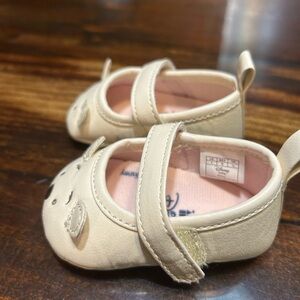 Disney Cream Baby Walker Shoes